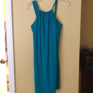 Athleta dress in teal green